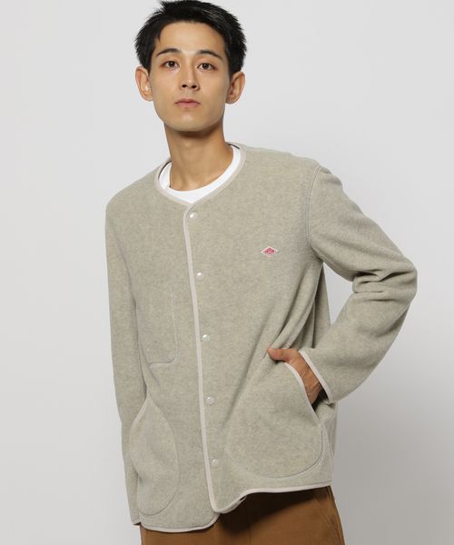 DANTON(ダントン)】FLEECE COLLARLESS JACKET | [公式]ニコアンド