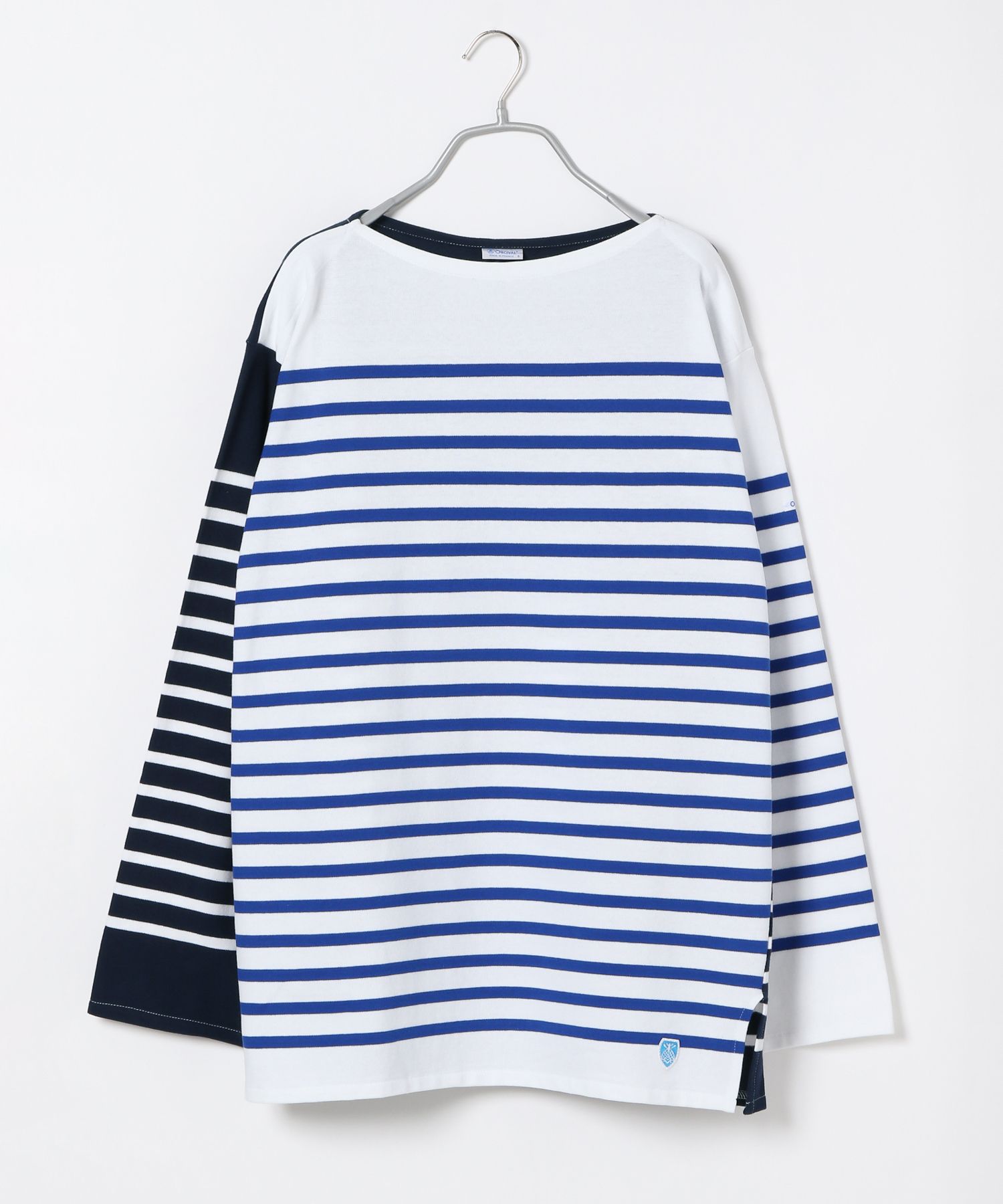 【ORCIVAL(オーシバル)】BIGミックスボーダーロングTシャツ F