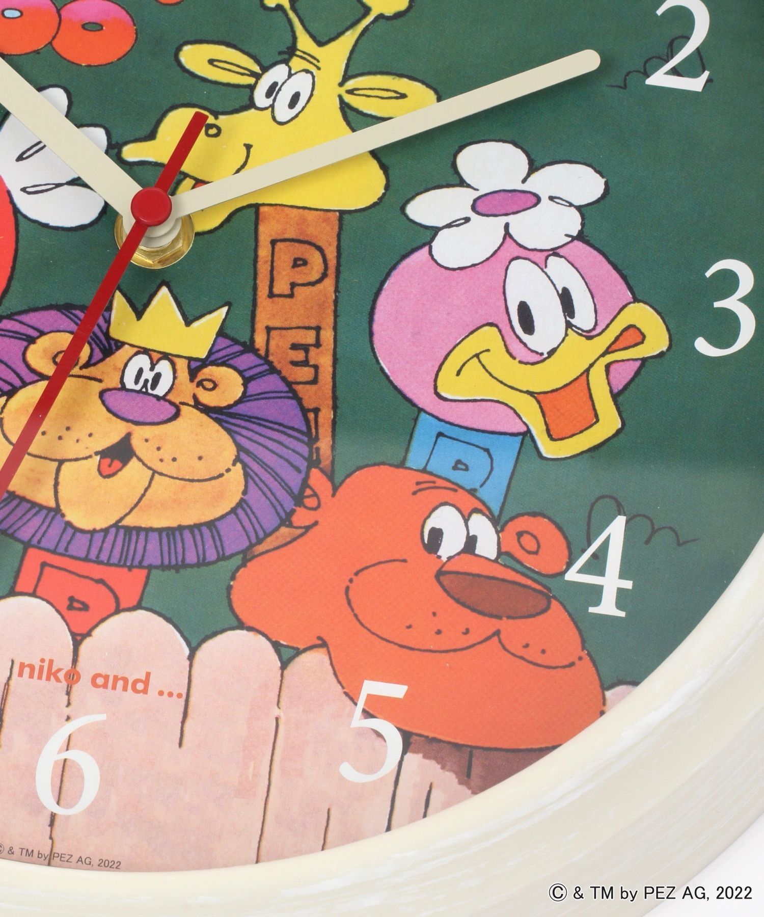PEZ  WALL CLOCK  コラボ時計　ニコアンド　niko and