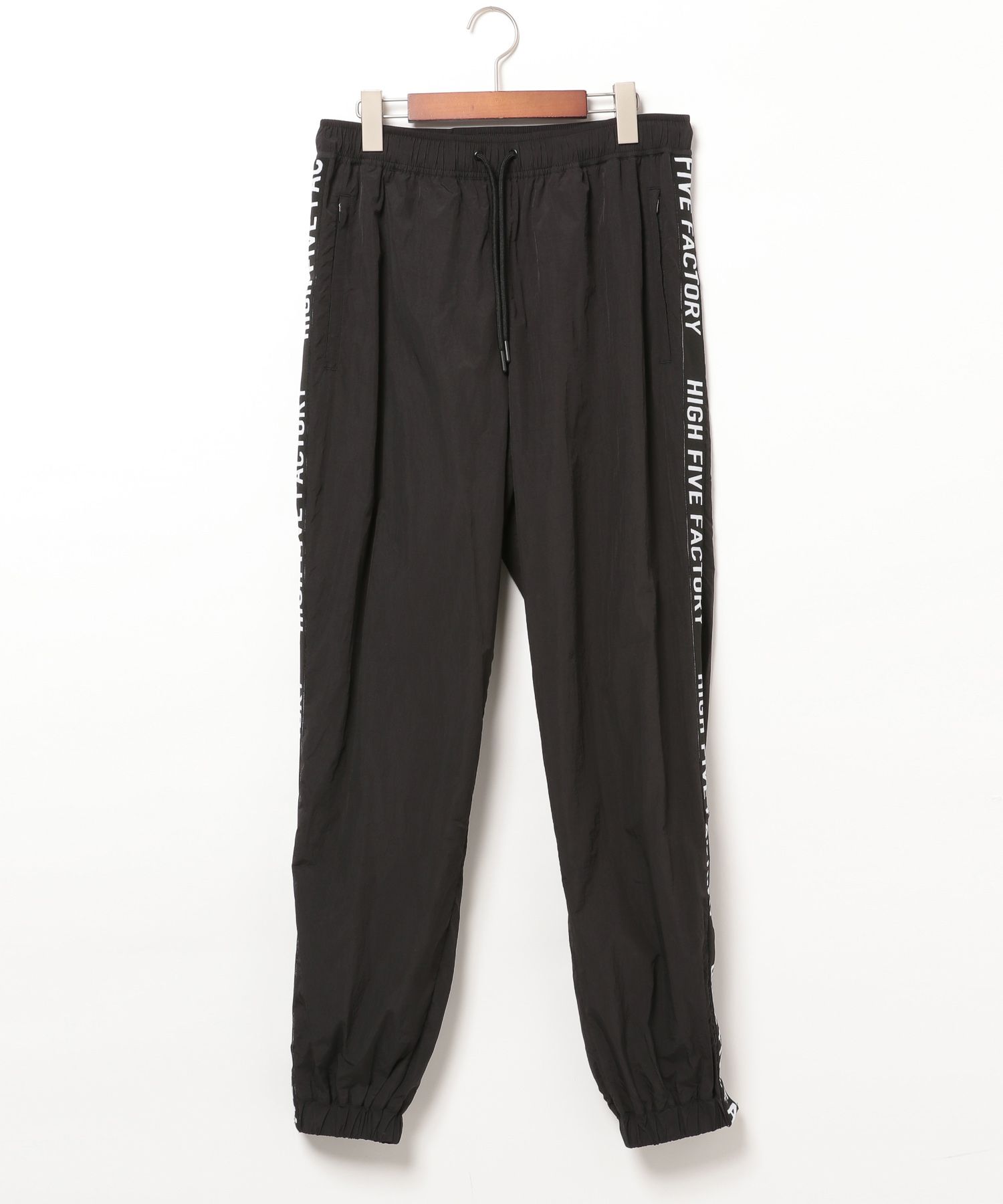 ハイファイブファクトリー Nylon Pants BLACK S 高級素材使用ブランド