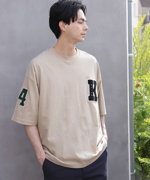 カレッジ刺繍ワッペンTシャツ | [公式]ニコアンド（niko and）通販