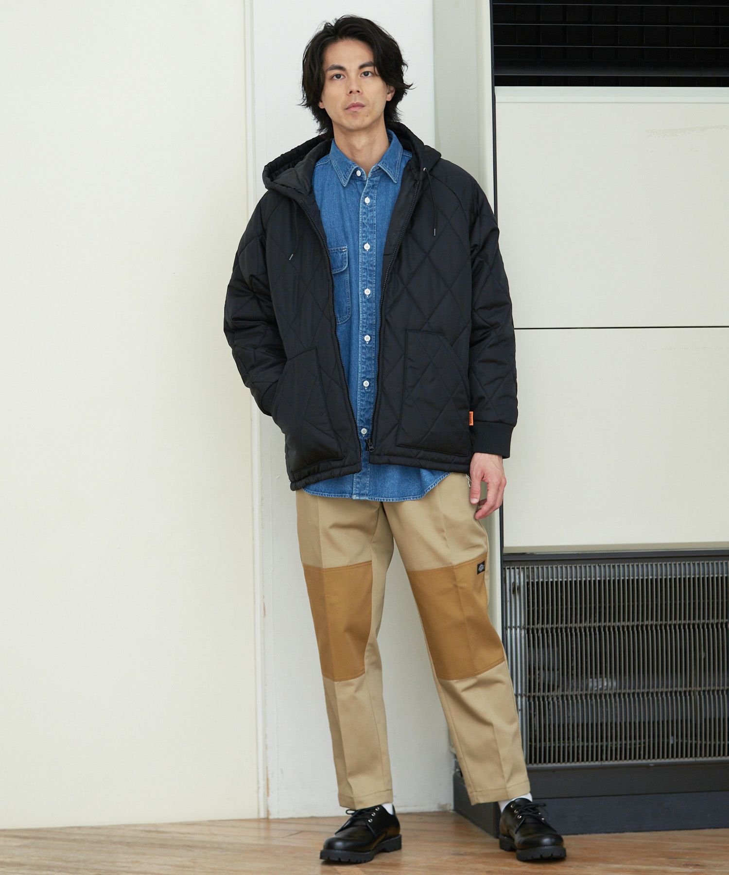 【UNIVERSAL OVERALL】別注FREEZER HOODIE JACKET M