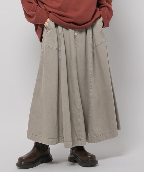 niko and .ベルトフレアスカート グレー M ウィメンズボトムス ニコアンド 232887 and ST アンドエスティ(旧ドットエスティ) niko and .ベルトフレアスカート グレー M ウィメンズボトムス ニコアンド 232887 and ST アンドエスティ(旧ドットエスティ)