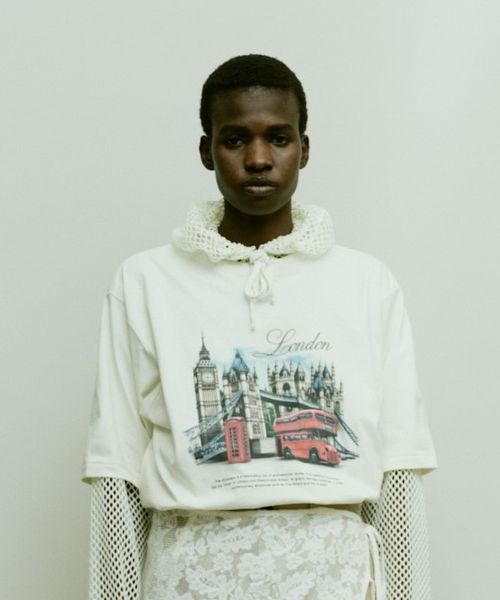 niko and .【WILLIAM B. ELIOTT】LondonスーベニアTシャツ ライトグレー L ウィメンズインナー ニコアンド 234889 and ST アンドエスティ(旧ドットエスティ) niko and .【WILLIAM B. ELIOTT】LondonスーベニアTシャツ ライトグレー L ウィメンズインナー ニコアンド 234889 and ST アンドエスティ(旧ドットエスティ)
