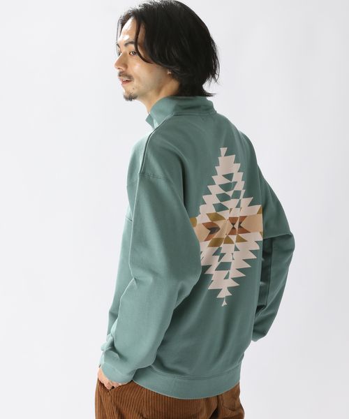 PENDLETON(ペンドルトン)】別注バックプリントハーフスナップ