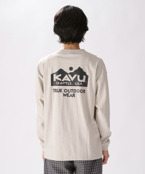 KAVU(カブー)】別注ロゴロングスリーブTシャツ | [公式]ニコアンド（niko and ...）通販