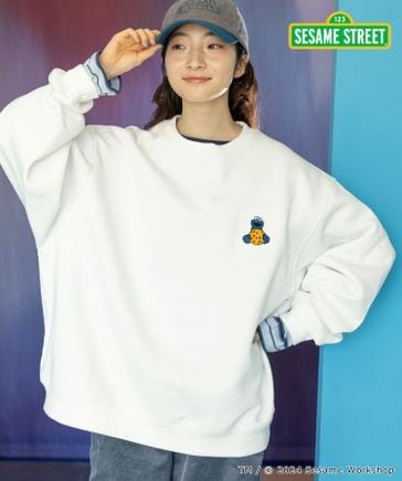 SESAME STREET(セサミストリート)】コラボ 裏起毛プルオーバー | [公式