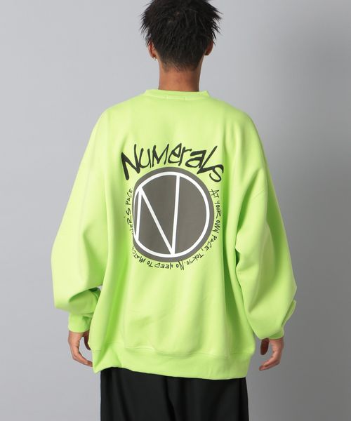niko and .【NUMERALS】グラフィックスウェット グリーン M NUMERALS ニコアンド 250392 and ST アンドエスティ(旧ドットエスティ) niko and .【NUMERALS】グラフィックスウェット グリーン M NUMERALS ニコアンド 250392 and ST アンドエスティ(旧ドットエスティ)