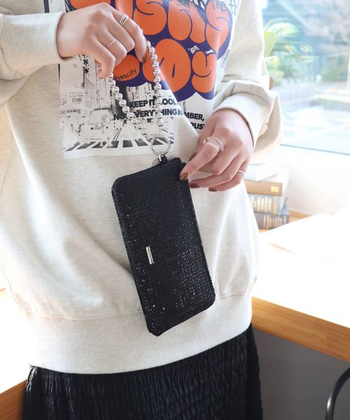 niko and .オリジナルストラップL字財布 シルバー ウィメンズグッズ ニコアンド 254322 and ST アンドエスティ(旧ドットエスティ) niko and .オリジナルストラップL字財布 シルバー ウィメンズグッズ ニコアンド 254322 and ST アンドエスティ(旧ドットエスティ)