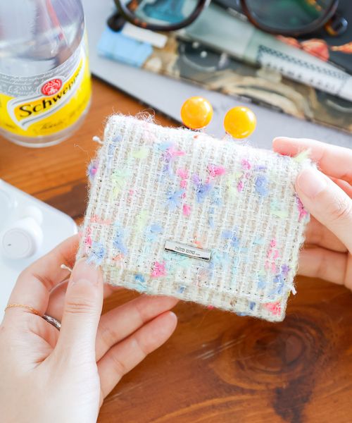 niko and .オリジナルビーズがま口財布 ホワイト ウィメンズグッズ ニコアンド 254323 and ST アンドエスティ(旧ドットエスティ) niko and .オリジナルビーズがま口財布 ホワイト ウィメンズグッズ ニコアンド 254323 and ST アンドエスティ(旧ドットエスティ)