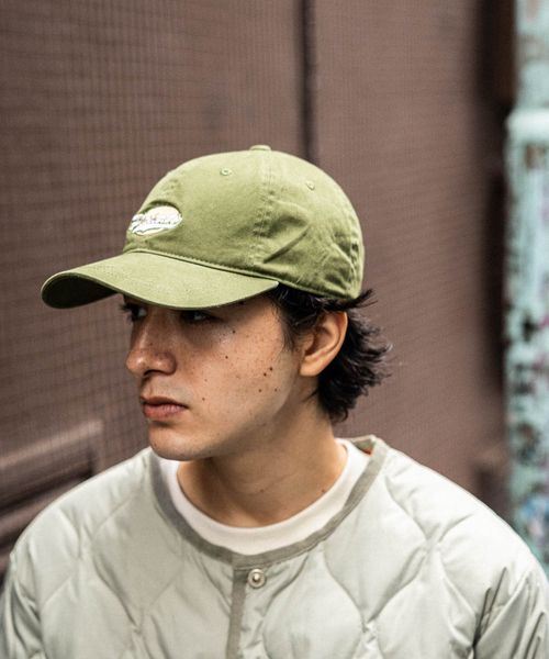 niko and .カラー刺繍コットンキャップ カーキ FREE メンズグッズ ニコアンド 254382 and ST アンドエスティ（旧ドットエスティ）