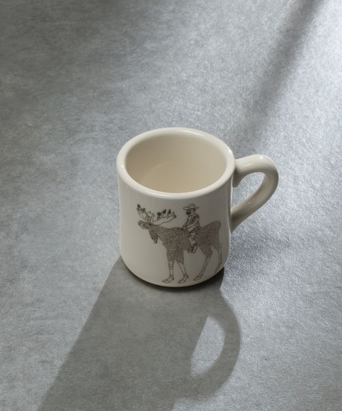 niko and .【Fishs Eddy(フィッシュエディ)】トナカイマグカップ/容量370ml クリア FISHS EDDY ニコアンド 275547 and ST アンドエスティ(旧ドットエスティ) niko and .【Fishs Eddy(フィッシュエディ)】トナカイマグカップ/容量370ml クリア FISHS EDDY ニコアンド 275547 and ST アンドエスティ(旧ドットエスティ)