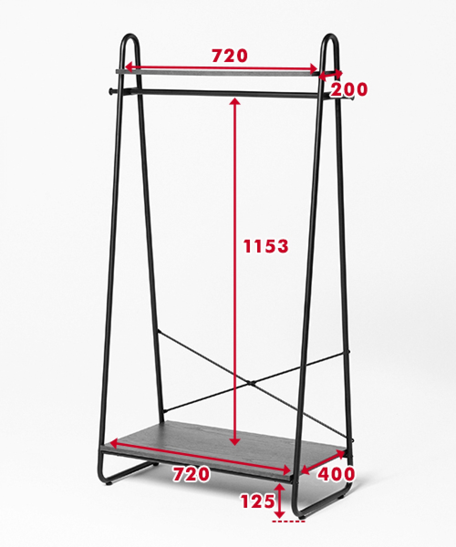 幅90cm］ハンガーラック/リビングテリトリーシリーズ【大型家具 