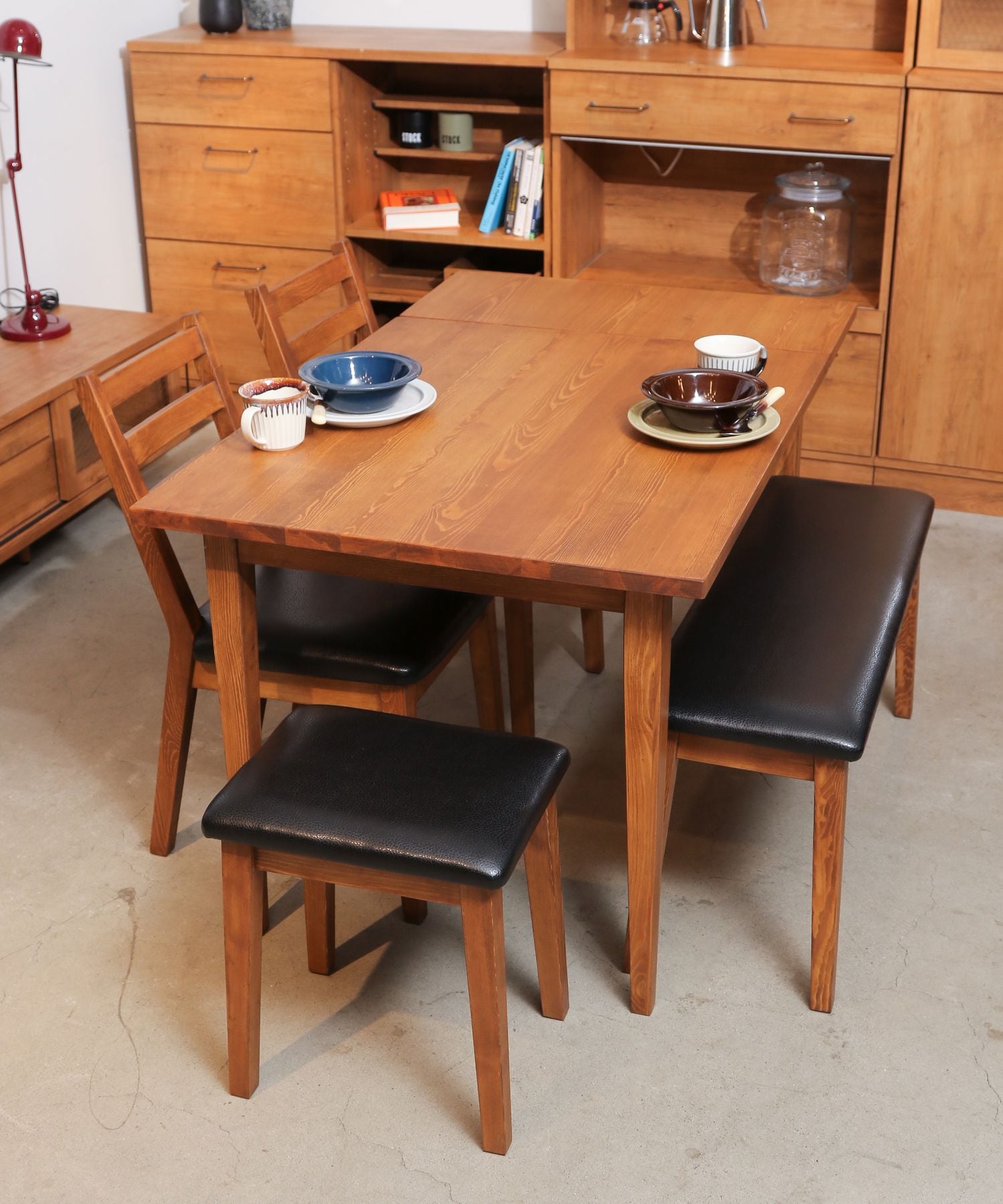［幅75～105cm］エクステンションテーブル　ノワゼットシリーズ【大型家具】 item_787089_main_50_1727664862