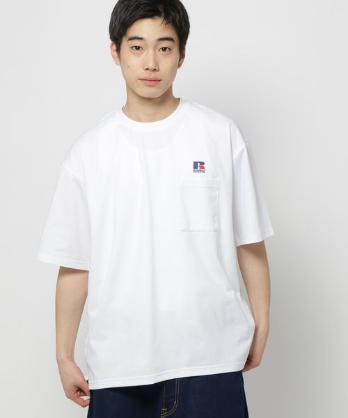 niko and .【Russell Athletic(ラッセルアスレティック)】別注ストレッチジャージーポケットTEE ライトグレー L メンズインナー ニコアンド 283105 and ST アンドエスティ(旧ドットエスティ) niko and .【Russell Athletic(ラッセルアスレティック)】別注ストレッチジャージーポケットTEE ライトグレー L メンズインナー ニコアンド 283105 and ST アンドエスティ(旧ドットエスティ)
