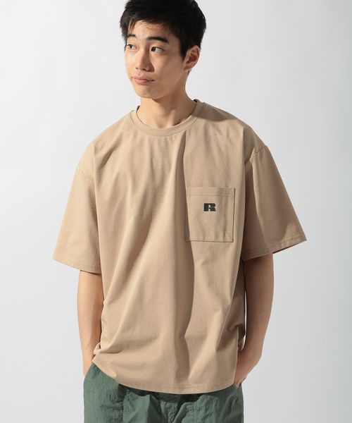 niko and .【Russell Athletic(ラッセルアスレティック)】別注ストレッチジャージーポケットTEE ブラウン M メンズインナー ニコアンド 283105 and ST アンドエスティ(旧ドットエスティ) niko and .【Russell Athletic(ラッセルアスレティック)】別注ストレッチジャージーポケットTEE ブラウン M メンズインナー ニコアンド 283105 and ST アンドエスティ(旧ドットエスティ)