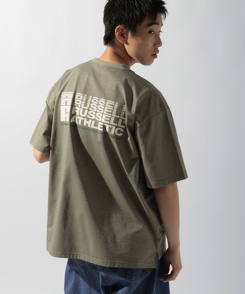 niko and .【Russell Athletic(ラッセルアスレティック)】別注ストレッチジャージーポケットTEE グリーン L メンズインナー ニコアンド 283105 and ST アンドエスティ(旧ドットエスティ) niko and .【Russell Athletic(ラッセルアスレティック)】別注ストレッチジャージーポケットTEE グリーン L メンズインナー ニコアンド 283105 and ST アンドエスティ(旧ドットエスティ)