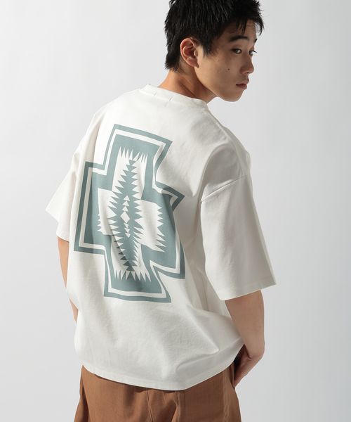 niko and .【PENDLETON(ペンドルトン)】別注ジャガードテープポケットTEE ライトグレー L メンズインナー ニコアンド 284345 and ST アンドエスティ(旧ドットエスティ) niko and .【PENDLETON(ペンドルトン)】別注ジャガードテープポケットTEE ライトグレー L メンズインナー ニコアンド 284345 and ST アンドエスティ(旧ドットエスティ)