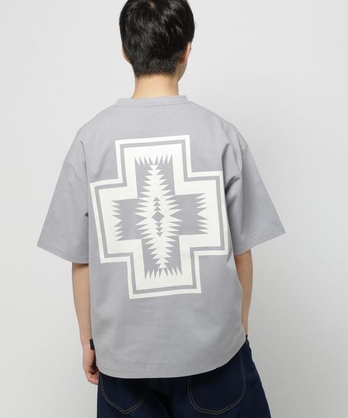 niko and .【PENDLETON(ペンドルトン)】別注ジャガードテープポケットTEE グレー L メンズインナー ニコアンド 284345 and ST アンドエスティ(旧ドットエスティ) niko and .【PENDLETON(ペンドルトン)】別注ジャガードテープポケットTEE グレー L メンズインナー ニコアンド 284345 and ST アンドエスティ(旧ドットエスティ)
