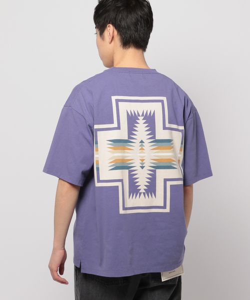 niko and .【PENDLETON(ペンドルトン)】別注バックペイントポケットTEE パープル M メンズインナー ニコアンド 284358 and ST アンドエスティ(旧ドットエスティ) niko and .【PENDLETON(ペンドルトン)】別注バックペイントポケットTEE パープル M メンズインナー ニコアンド 284358 and ST アンドエスティ(旧ドットエスティ)