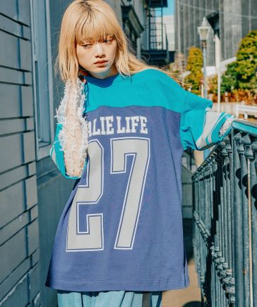 【お気にいる】 NORM MODE CORE]レイヤードナンバリングTシャツ [公式 | トップス