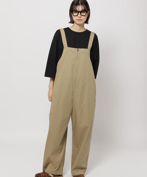 niko and .【Dickies(ディッキーズ)】別注 TCルーズサロペット ブラウン FREE ウィメンズボトムス ニコアンド 286596 and ST アンドエスティ(旧ドットエスティ) niko and .【Dickies(ディッキーズ)】別注 TCルーズサロペット ブラウン FREE ウィメンズボトムス ニコアンド 286596 and ST アンドエスティ(旧ドットエスティ)