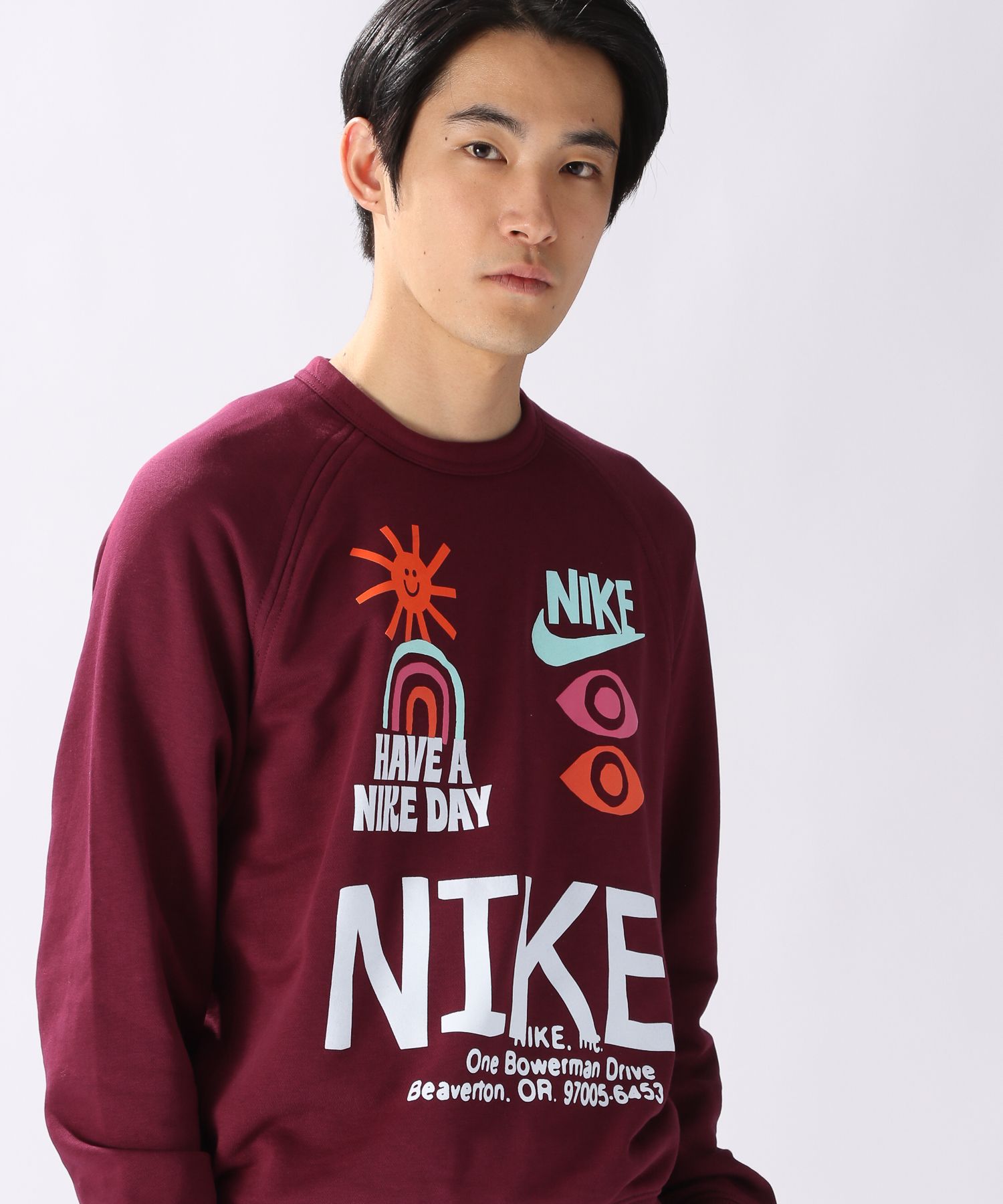 NIKE(ナイキ)】フレンチテリーロングスリーブクルー | [公式]ニコアンド（niko and ...）通販