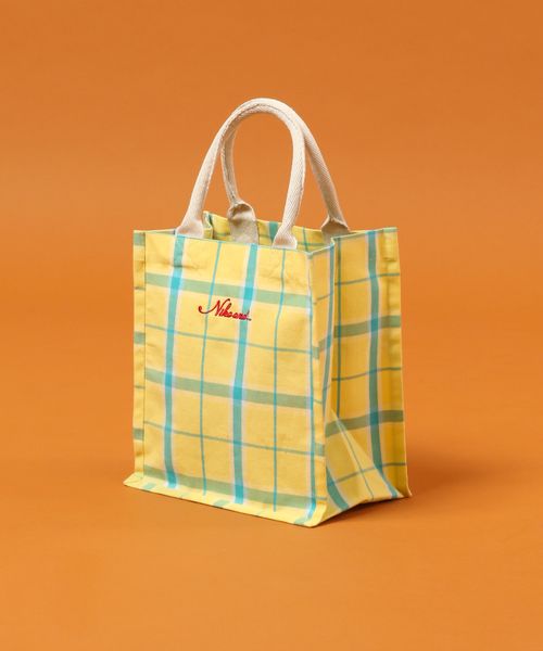 niko and .オリジナル 先染め刺繍ランチバッグ ランチ イエロー ニコアンド 287530 and ST アンドエスティ(旧ドットエスティ) niko and .オリジナル 先染め刺繍ランチバッグ ランチ イエロー ニコアンド 287530 and ST アンドエスティ(旧ドットエスティ)