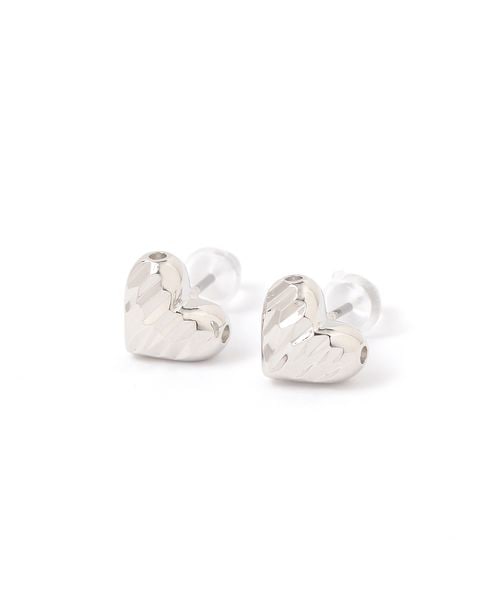 niko and .Made in Japan ハートピアス グレー ウィメンズグッズ ニコアンド 289160 and ST アンドエスティ(旧ドットエスティ) niko and .Made in Japan ハートピアス グレー ウィメンズグッズ ニコアンド 289160 and ST アンドエスティ(旧ドットエスティ)