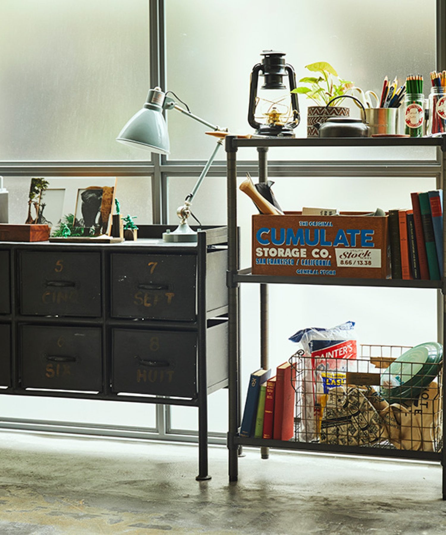 売約済み】niko and … ニコアンド オリジナル メタルシェルフ 3段