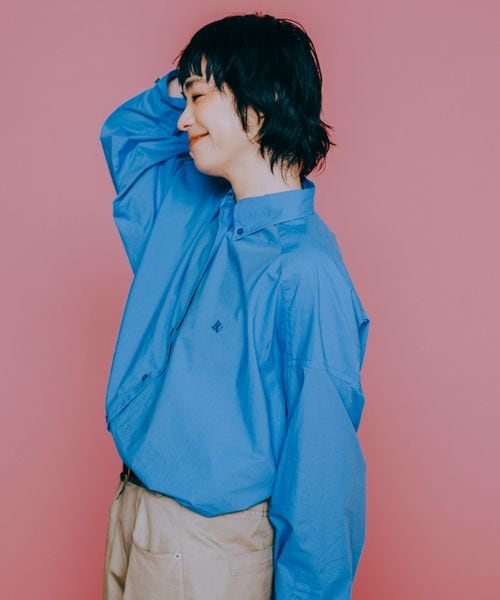 niko and .【竹下玲奈×NAVYS】コラボ BIGシャツチュニック ライトブルー FREE ウィメンズインナー ニコアンド 290567 and ST アンドエスティ(旧ドットエスティ) niko and .【竹下玲奈×NAVYS】コラボ BIGシャツチュニック ライトブルー FREE ウィメンズインナー ニコアンド 290567 and ST アンドエスティ(旧ドットエスティ)
