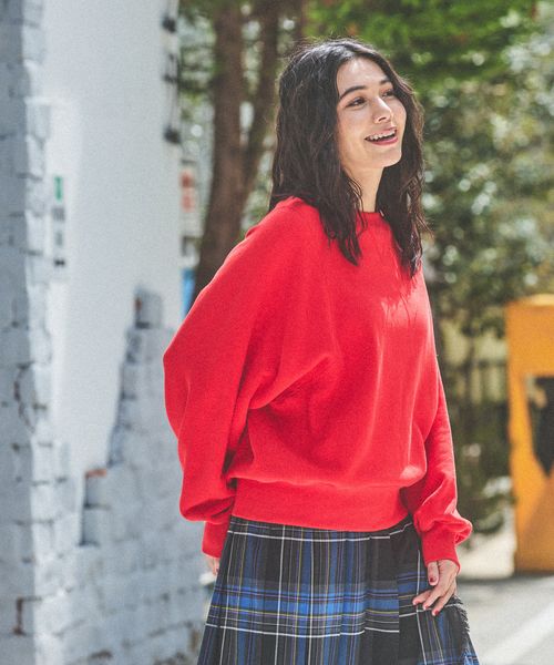 niko and .Standard Sweat レッド M ウィメンズインナー ニコアンド 290588 and ST アンドエスティ(旧ドットエスティ) niko and .Standard Sweat レッド M ウィメンズインナー ニコアンド 290588 and ST アンドエスティ(旧ドットエスティ)