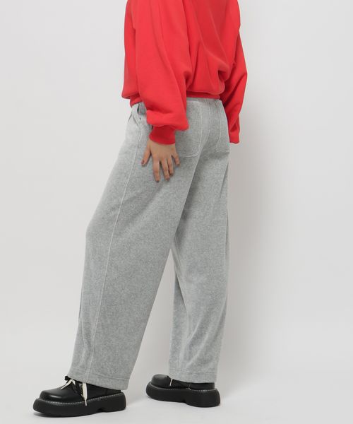 niko and .2WAYラビットベロアパンツ グレー ウィメンズボトムス ニコアンド 290679 and ST アンドエスティ(旧ドットエスティ) niko and .2WAYラビットベロアパンツ グレー ウィメンズボトムス ニコアンド 290679 and ST アンドエスティ(旧ドットエスティ)