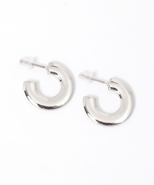 niko and .フラットフープピアス グレー ウィメンズグッズ ニコアンド 291443 and ST アンドエスティ(旧ドットエスティ) niko and .フラットフープピアス グレー ウィメンズグッズ ニコアンド 291443 and ST アンドエスティ(旧ドットエスティ)