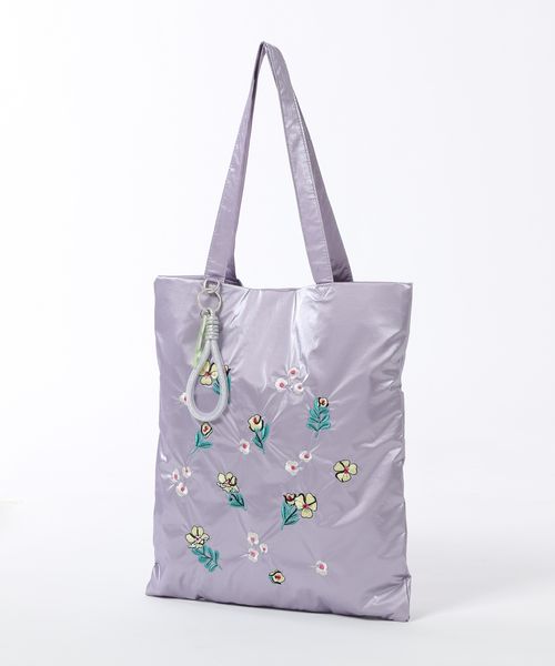 niko and .オリジナルチャーム付き刺繍トートバッグ パープル ウィメンズグッズ ニコアンド 291531 and ST アンドエスティ(旧ドットエスティ) niko and .オリジナルチャーム付き刺繍トートバッグ パープル ウィメンズグッズ ニコアンド 291531 and ST アンドエスティ(旧ドットエスティ)