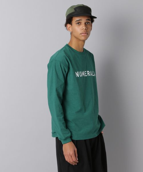 niko and .【NUMERALS】ストレッチロゴロングスリーブTEE カーキ S NUMERALS ニコアンド 292524 and ST アンドエスティ(旧ドットエスティ) niko and .【NUMERALS】ストレッチロゴロングスリーブTEE カーキ S NUMERALS ニコアンド 292524 and ST アンドエスティ(旧ドットエスティ)