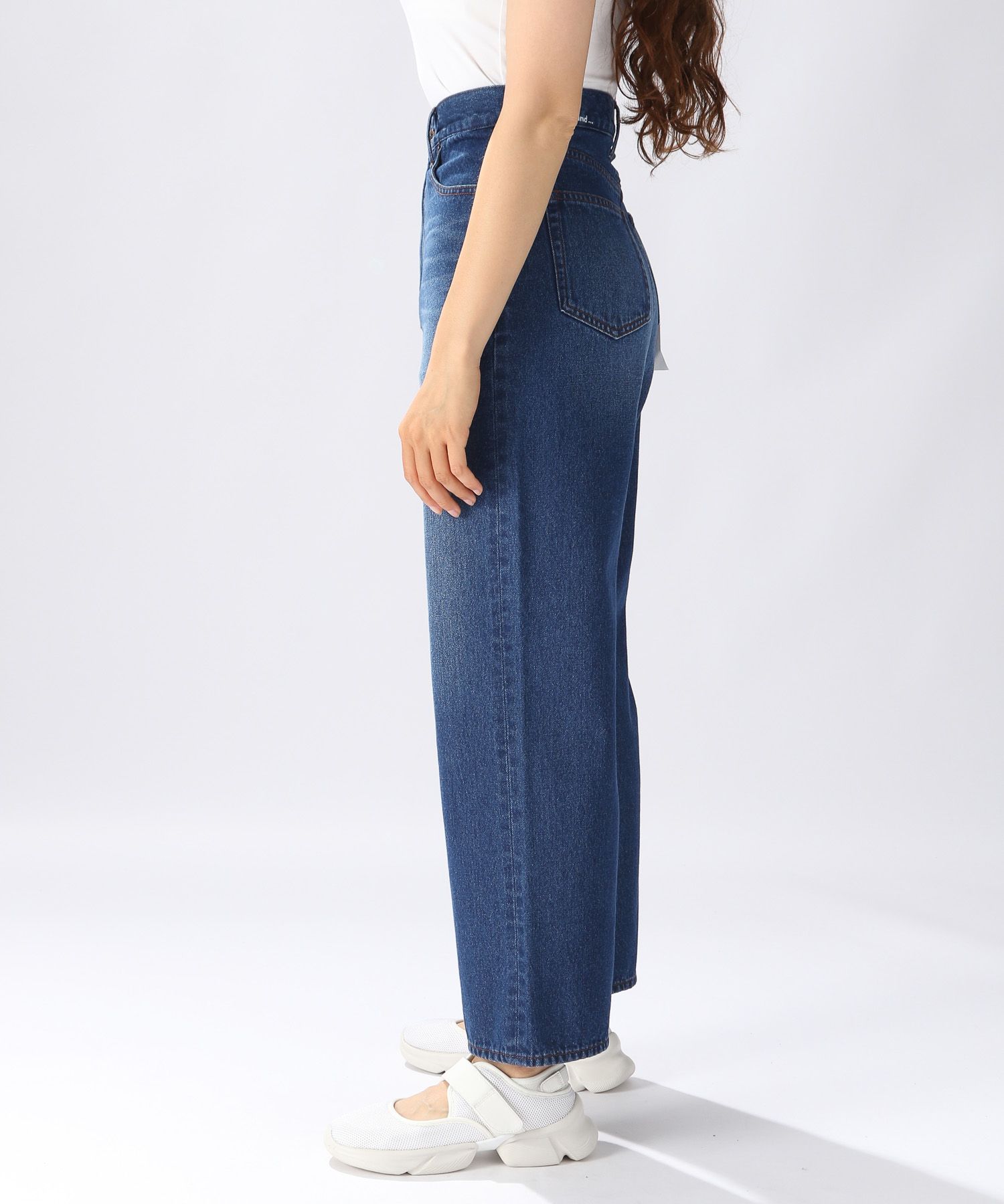[niko and JEANS 2022AW]ANKLEWIDEデニムパンツ S