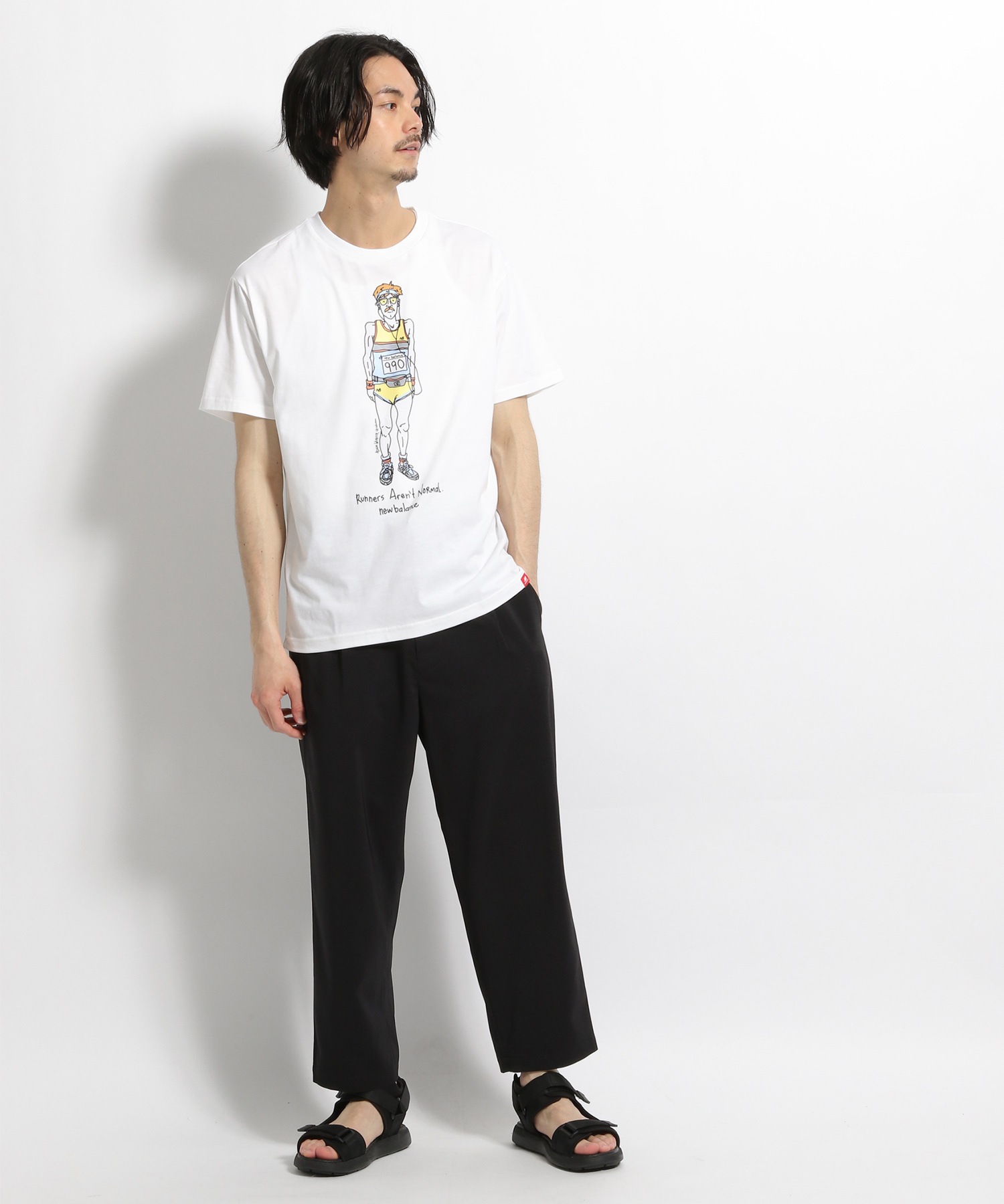 【New Balance(ニューバランス)】Essentials ランナーTシャツ L