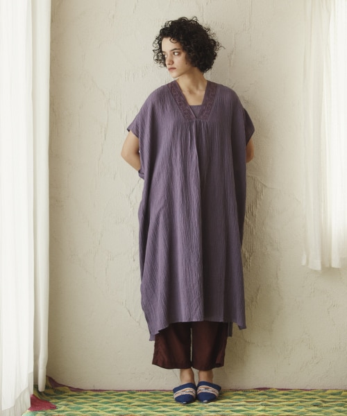 India Is Beautiful 刺繍カフタンワンピース 公式 ニコアンド Niko And 通販