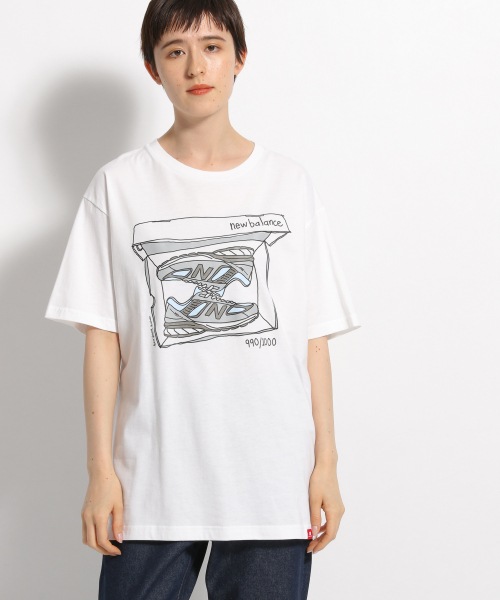 New Balance(ニューバランス)】Essentials シューボックスTシャツ