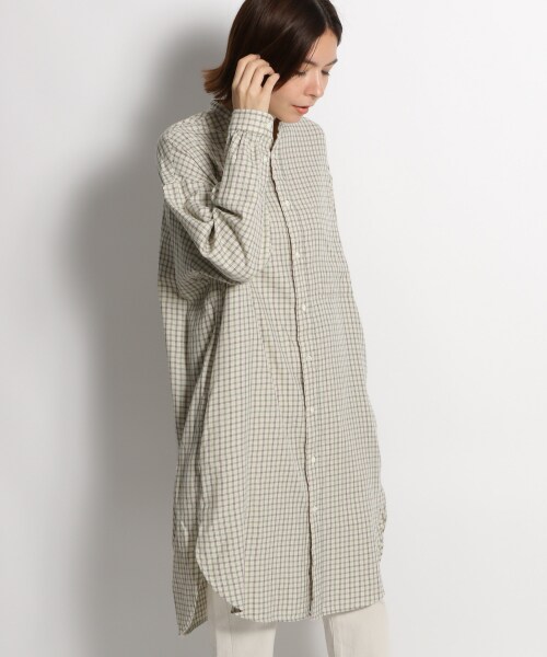 Gymphlex ジムフレックス バンドカラーシャツワンピース 公式 ニコアンド Niko And 通販