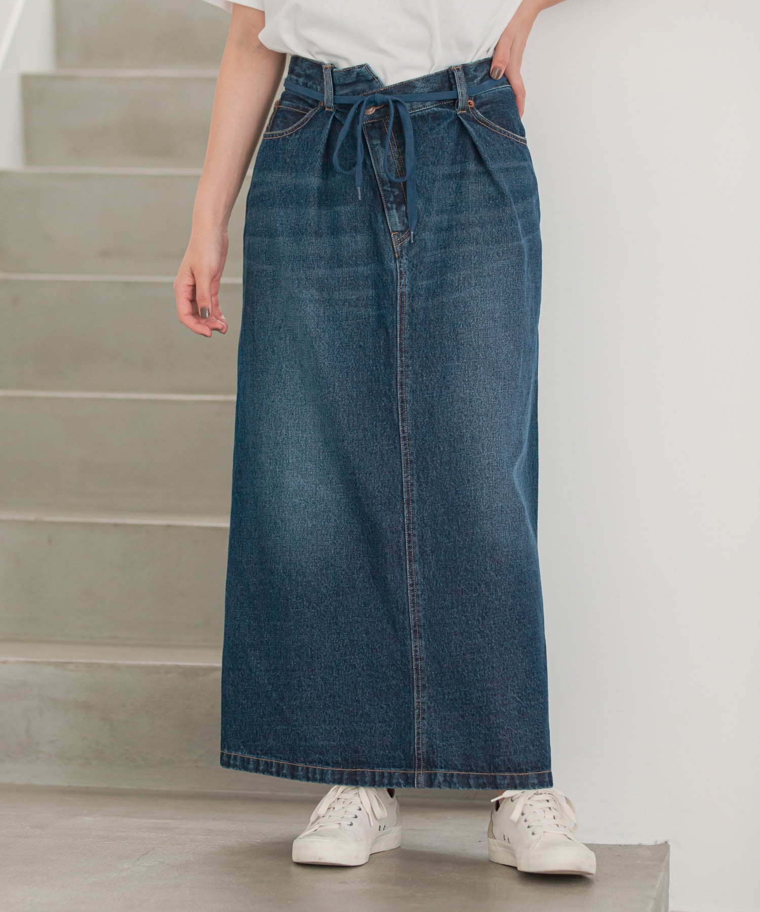 niko andJEANS 2021AW]イレギュラーウエストタイトスカート