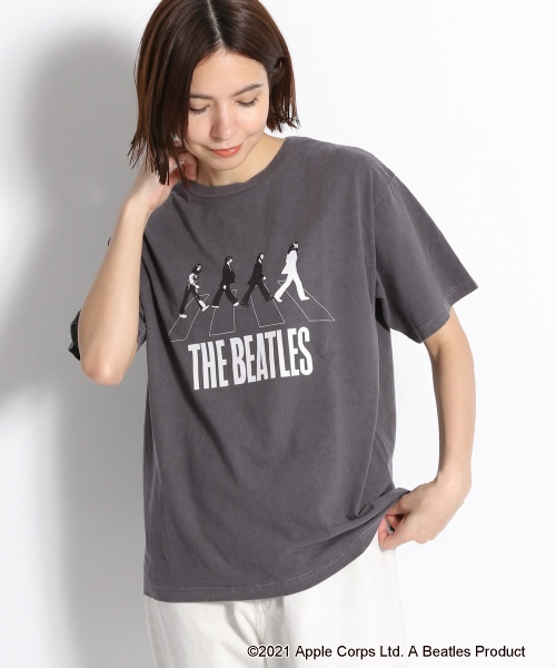 niko and… ニコアンド THE BEATLES Tシャツ ビートルズ - Tシャツ(半袖