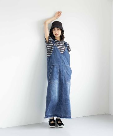 niko andJEANS 2023AW]Ｖワークサロペットスカート | [公式