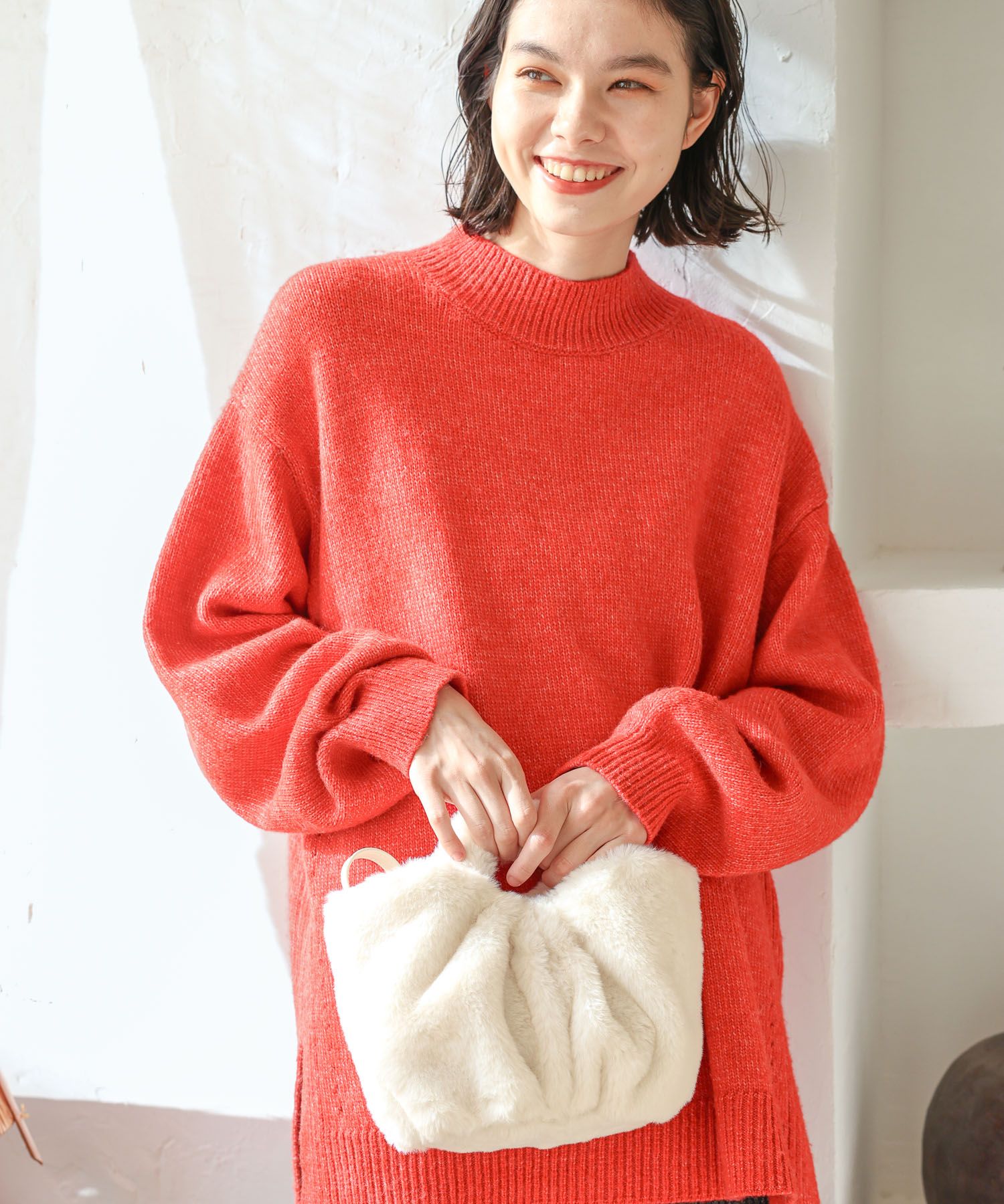 未使用美品✨niko and…ニコアンドショルダーバッグハンドバッグピンク