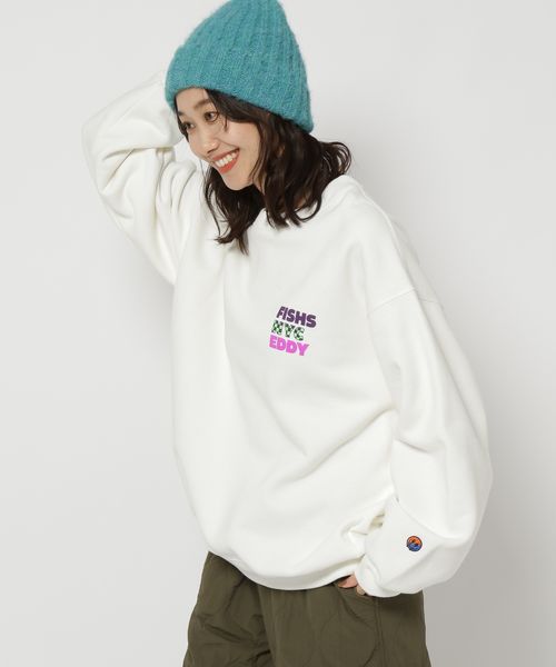 Fishs Eddy(フィッシュエディ)]裏起毛スウェットプルオーバー【UNISEX