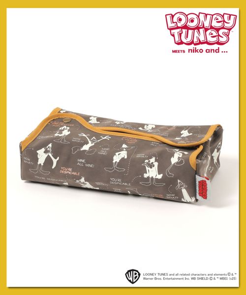 niko and .【LOONEY TUNES】コラボ ティッシュケース ハウスキーピング ホワイト ニコアンド 304215 and ST アンドエスティ(旧ドットエスティ) niko and .【LOONEY TUNES】コラボ ティッシュケース ハウスキーピング ホワイト ニコアンド 304215 and ST アンドエスティ(旧ドットエスティ)