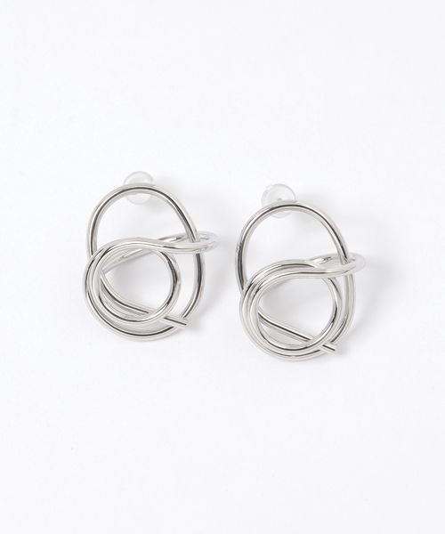 niko and .メタル螺旋ピアス グレー ウィメンズグッズ ニコアンド 313740 and ST アンドエスティ(旧ドットエスティ) niko and .メタル螺旋ピアス グレー ウィメンズグッズ ニコアンド 313740 and ST アンドエスティ(旧ドットエスティ)