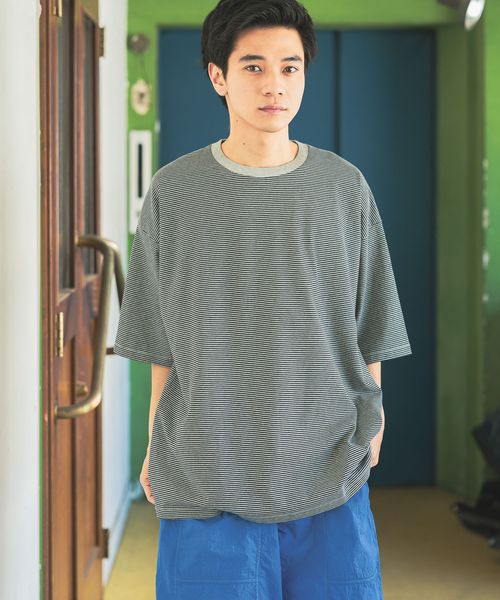 niko and .【北村匠海さん着用アイテム】USAコットンショートスリーブTシャツ チャコールグレー メンズインナー ニコアンド 316573 and ST アンドエスティ(旧ドットエスティ) niko and .【北村匠海さん着用アイテム】USAコットンショートスリーブTシャツ チャコールグレー メンズインナー ニコアンド 316573 and ST アンドエスティ(旧ドットエスティ)