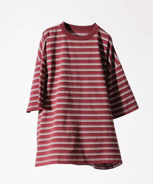 niko and .【北村匠海さん着用アイテム】USAコットンショートスリーブTシャツ レッド メンズインナー ニコアンド 316573 and ST アンドエスティ(旧ドットエスティ) niko and .【北村匠海さん着用アイテム】USAコットンショートスリーブTシャツ レッド メンズインナー ニコアンド 316573 and ST アンドエスティ(旧ドットエスティ)